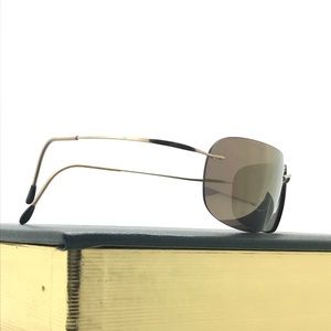 Silhouette Titanium Sunglasses Gold